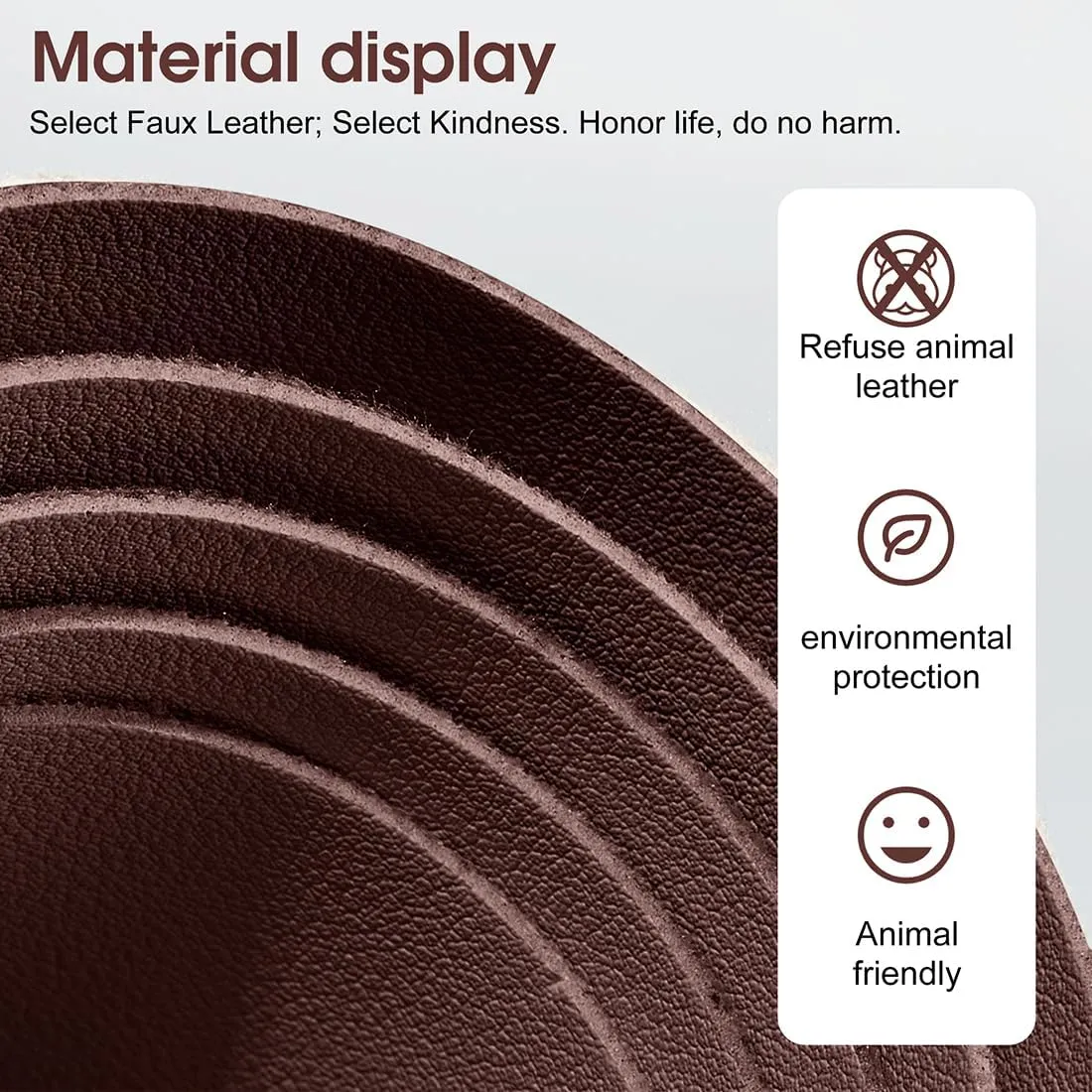 Fancy Forest Basic Tote Bag for Women Vegan Leather Hard - Stiff & Slim Shoulder Bag 18L Purse with Zipper for Work Travel