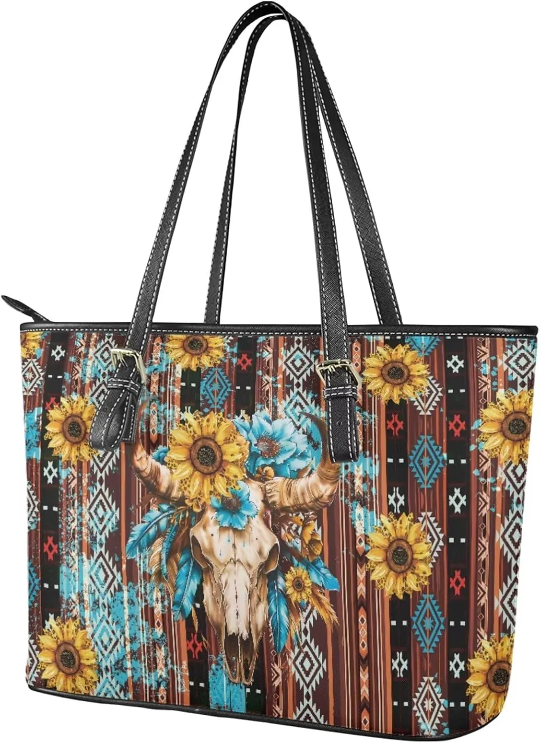 Fashion Purses and Wallets Set for Women 2 Piece Tote Bag Large Capacity Travel Totes