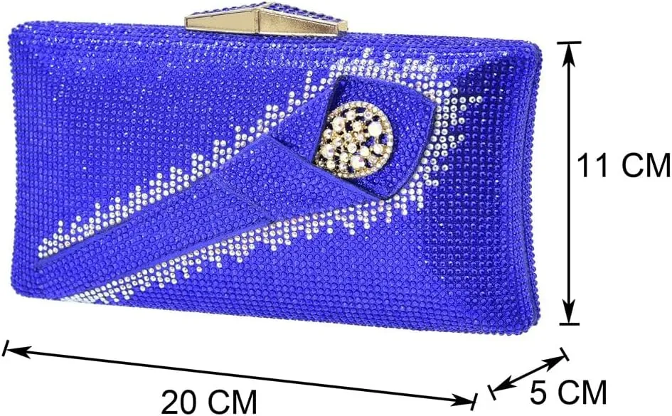 Flash diamond chunky heels with clutch bag European and American non-dinner clutch bag casual