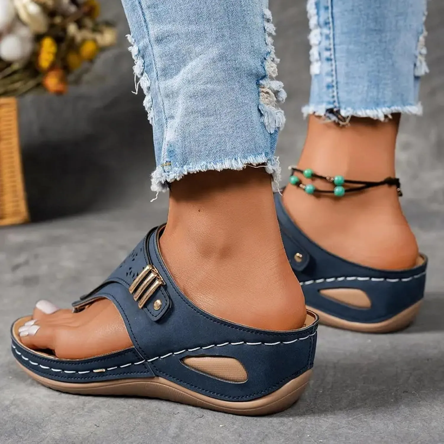 Flip Flops for Women Flip Flops Slip on Indoor Outdoor for Summer Women Shoes Flat Sandal