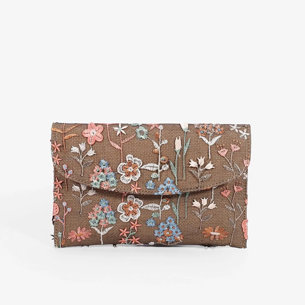 Floral Clutch Purses for Women,Small Summer Embroidery Sequin Evening Bag for Formal Party Wedding