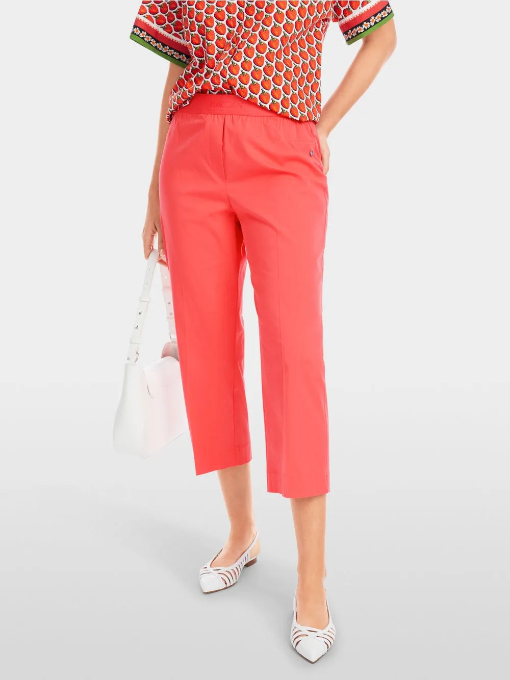 FRIA Capri Pant - Deep Coral