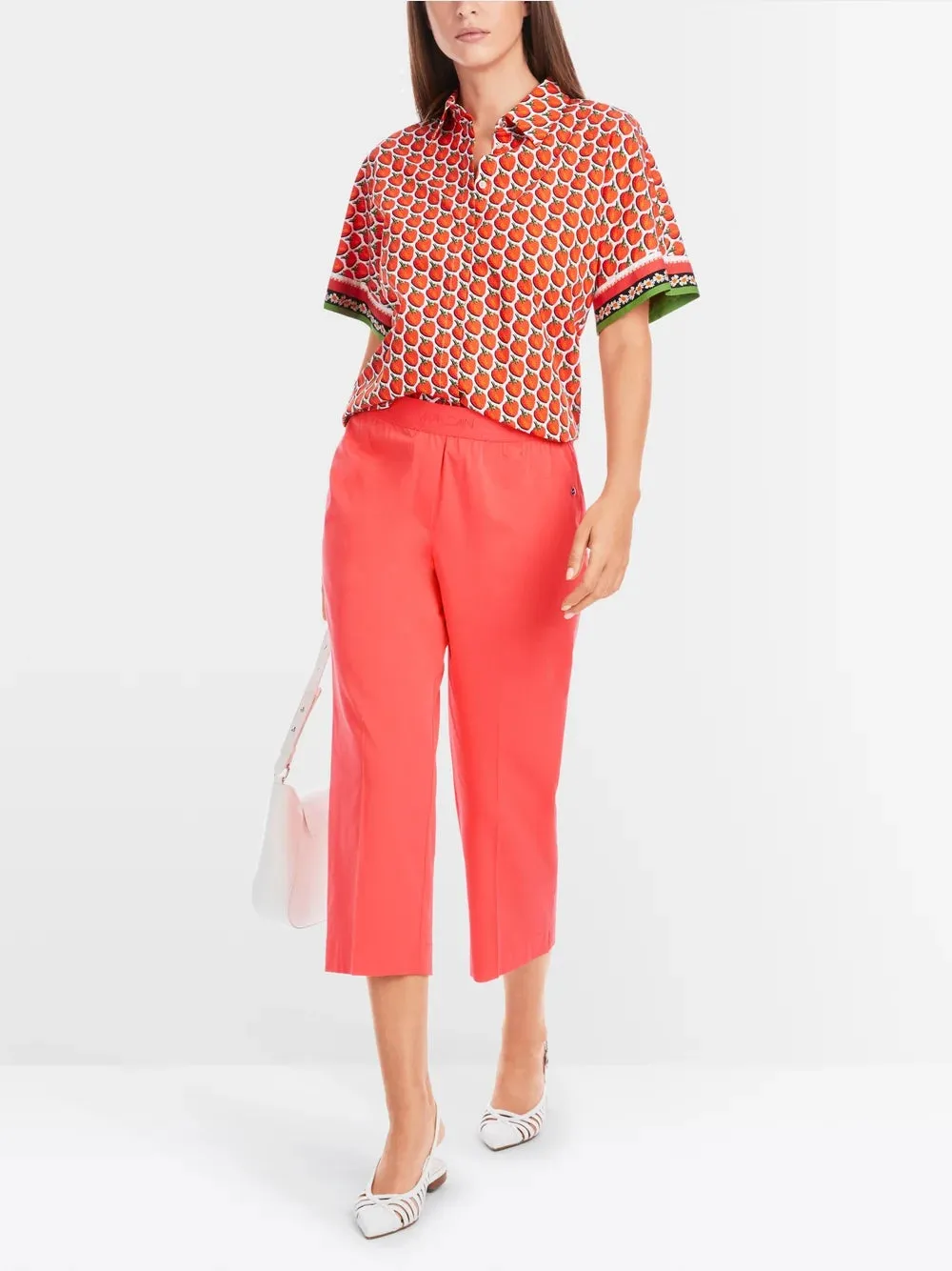 FRIA Capri Pant - Deep Coral