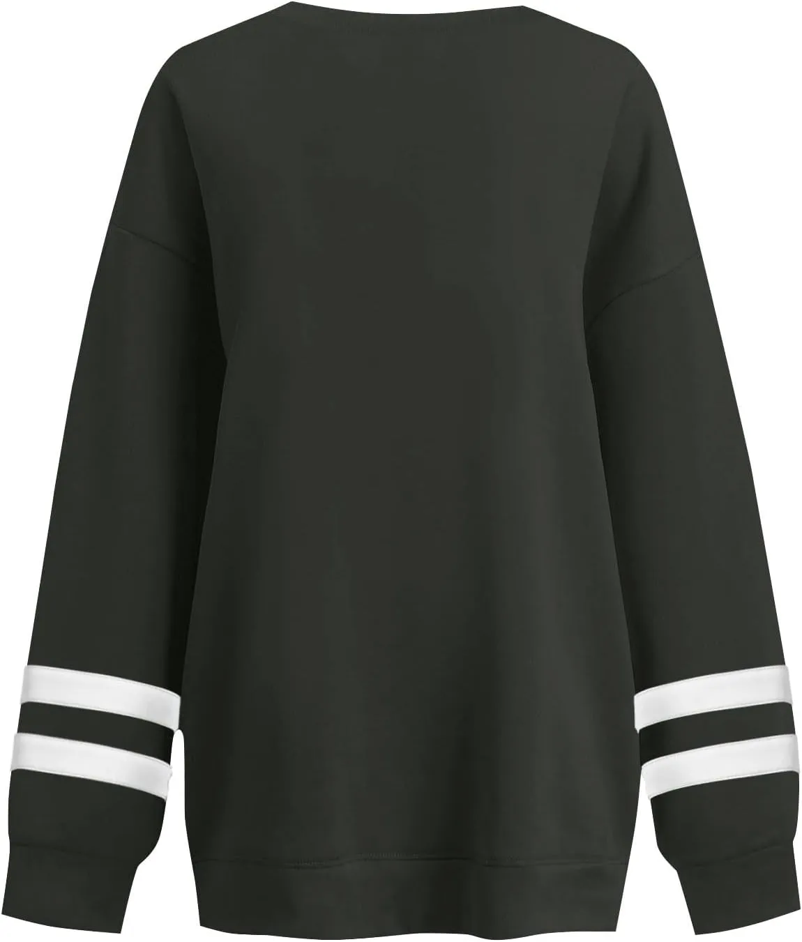 GOFULY Crewneck Sweatshirts Women Plus Size Oversized Fall Winter Pullover Long Sleeve Solid Sweatshirts Casual Shirts