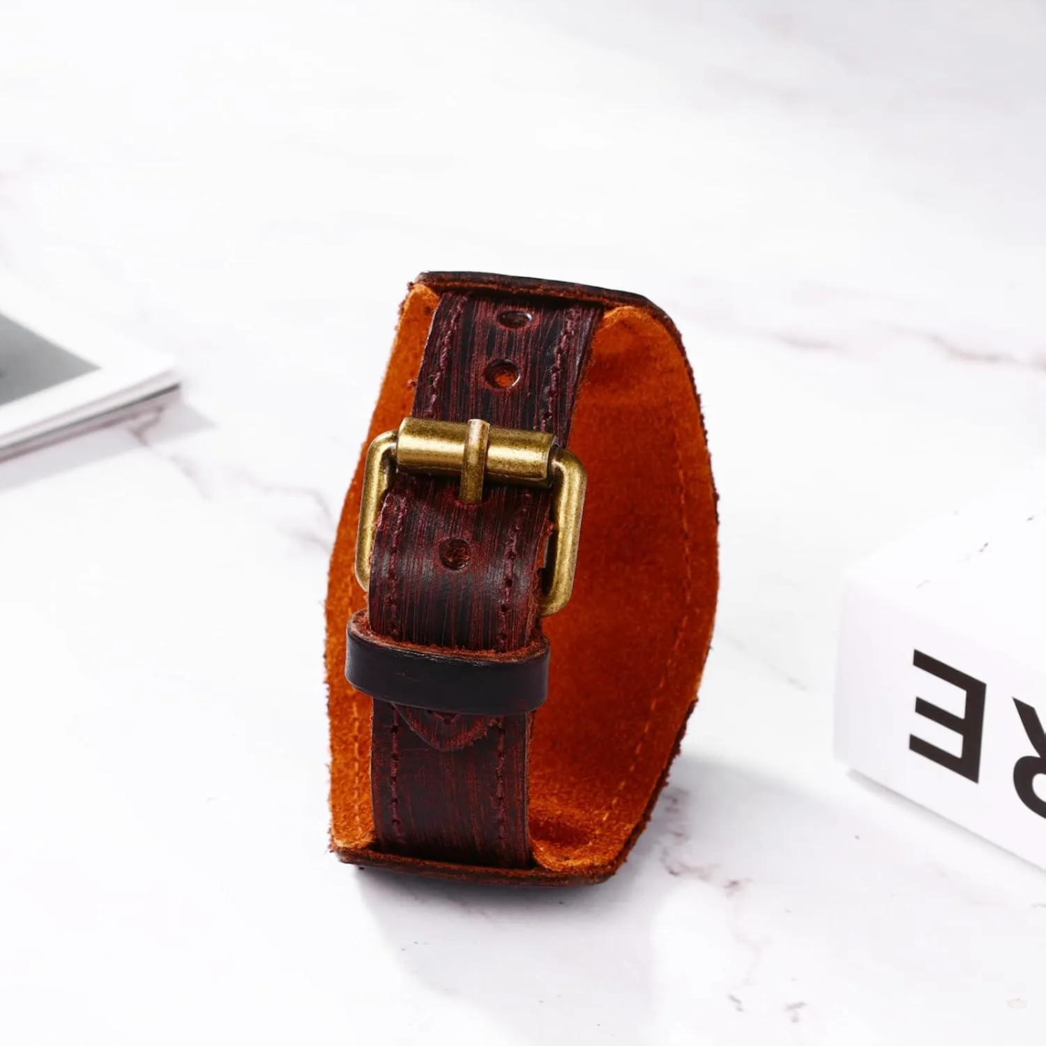 Gothic Punk Leather Watch: Men Vintage Steampunk Halloween Quartz Analog Bracelet Watches Retro Hip-hop Cuff Wristwatch