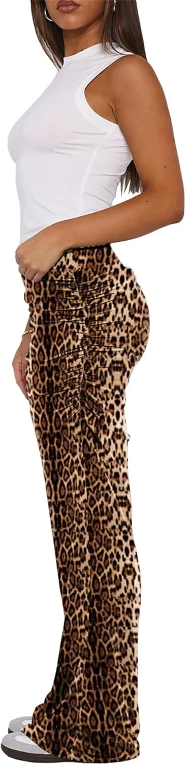 Hafailia Maxi Skirts for Women - Casual Ruched Y2K Low Rise Elastic Waist Long Bodycon Skirt 2025