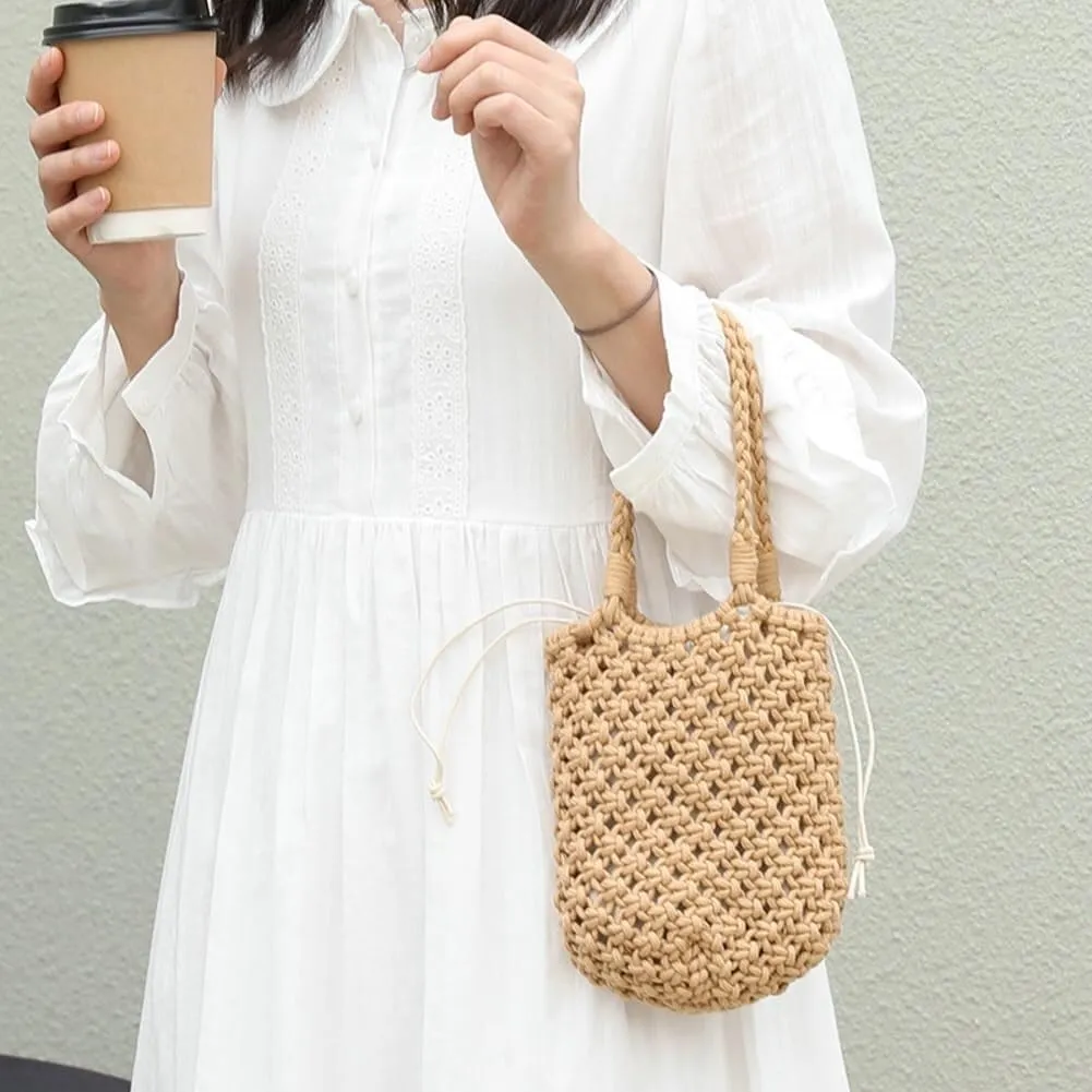 Handbag for Women, Featuring a Cute Small Bucket Hobo Tote Style