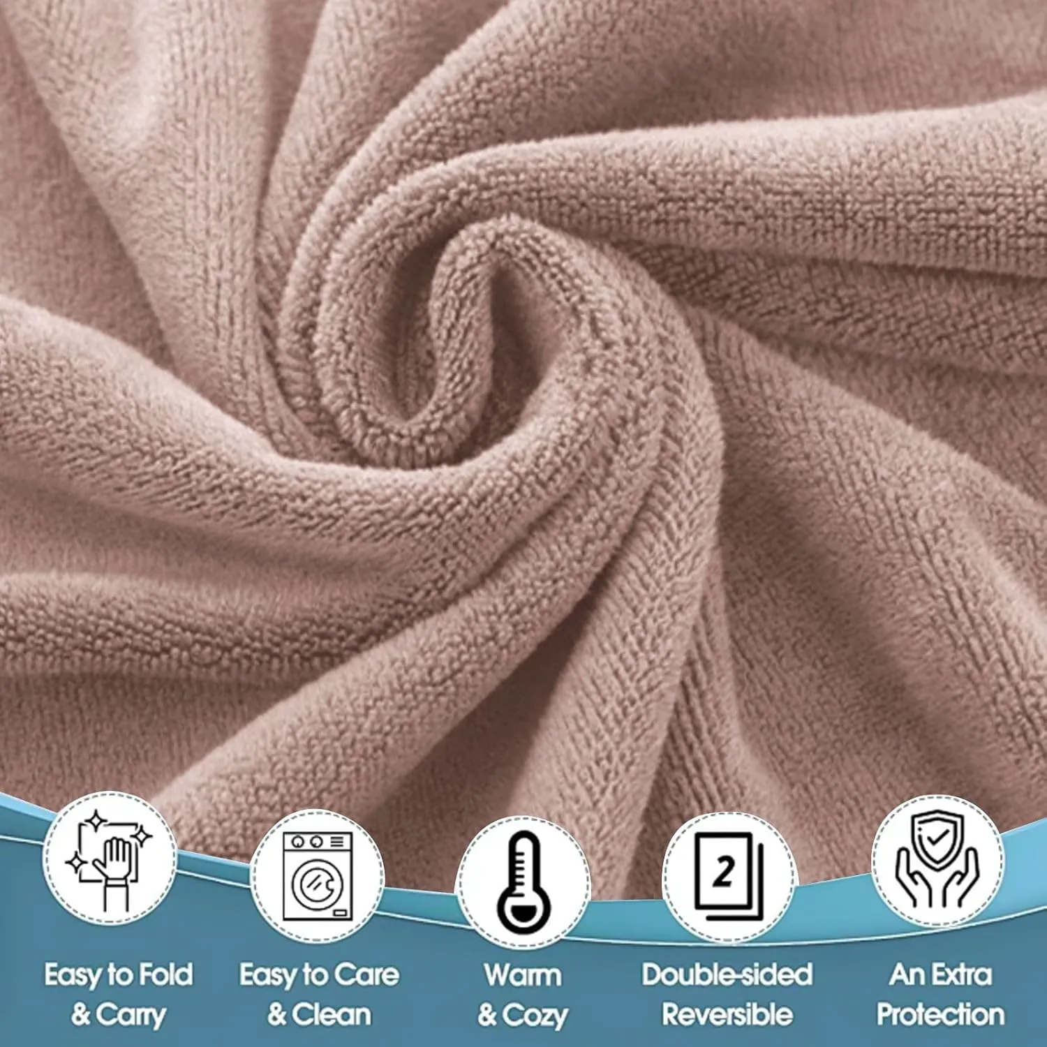 HGps8w 4-Pack Women's Soft Wrap Towel Shower Robe Lightweight Spa Body Wrap Adjustable Closure Bathrobe