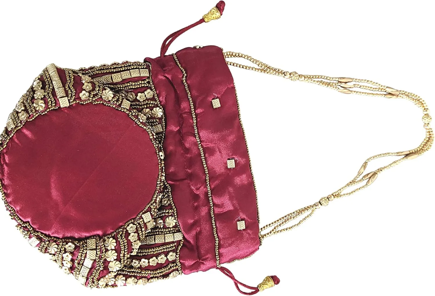 Indian Potli Bags, Bride Purse, Mini Drawstring Purse, Bucket Bag In Bright Colors, Wedding Favor Bags