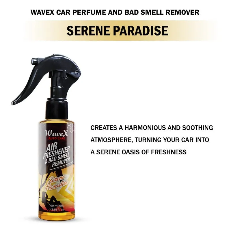 KIT-WWDA Wonder Wash Car & Bike Shampoo 100ml,Car Dashboard & Leather Conditioner 100ml and Car Air Freshener(Car Perfume) 100ml Combo