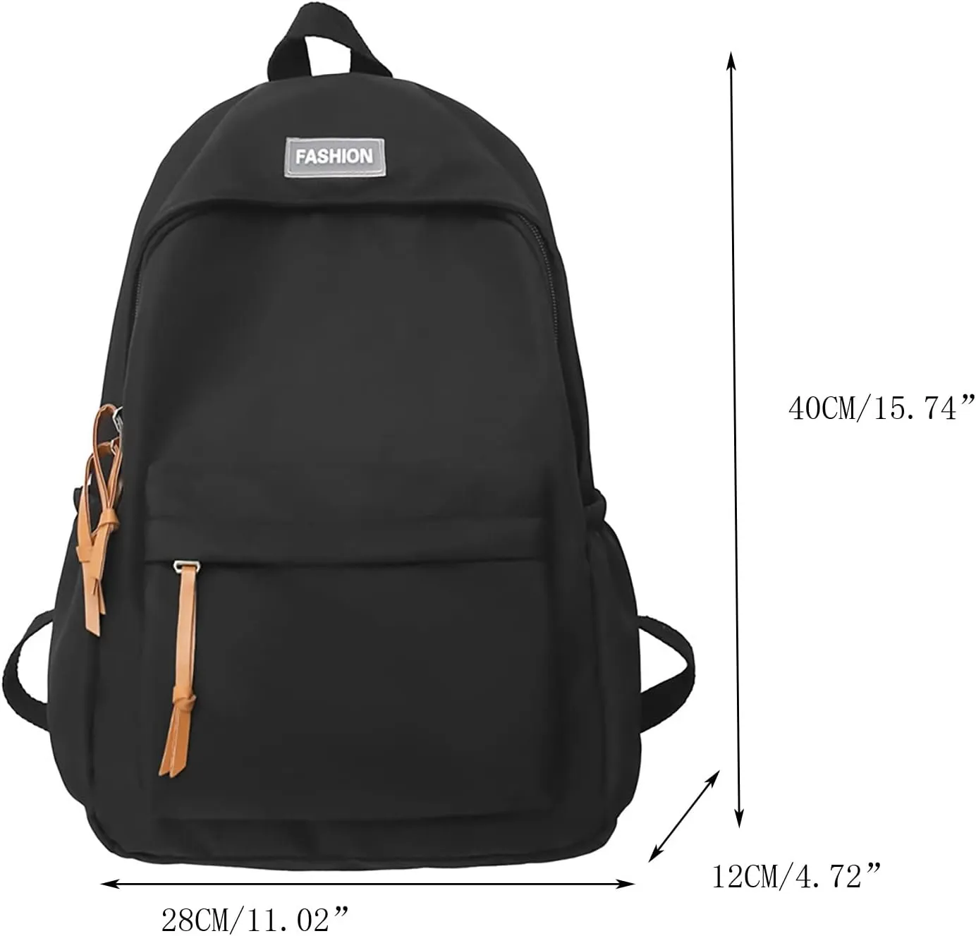 Leather Backpack Purse for Women Adjustable Shoulder Belt Zipper Backpacks Outdoor Travel Slim Laptop Backpack(White)