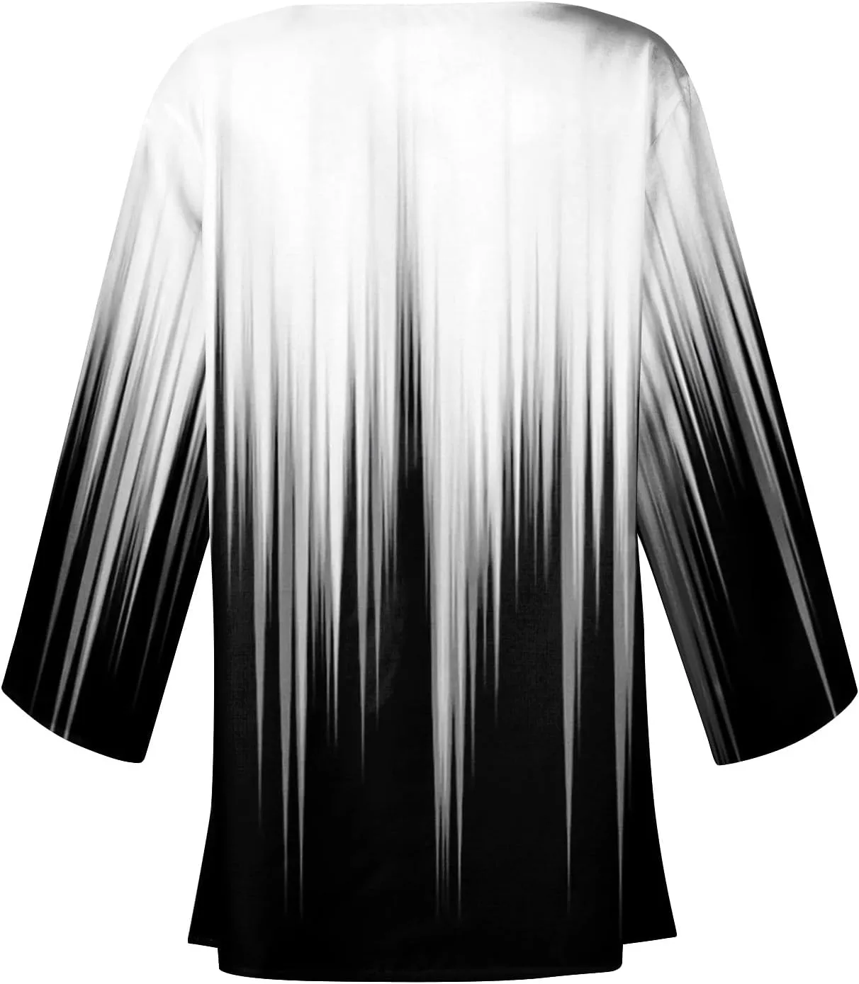 Long Sleeve Kimono for Womens Retro Print Casual Duster Blouse Tops Coat 3/4 Sleeve Jackets Lightweight Cardigans