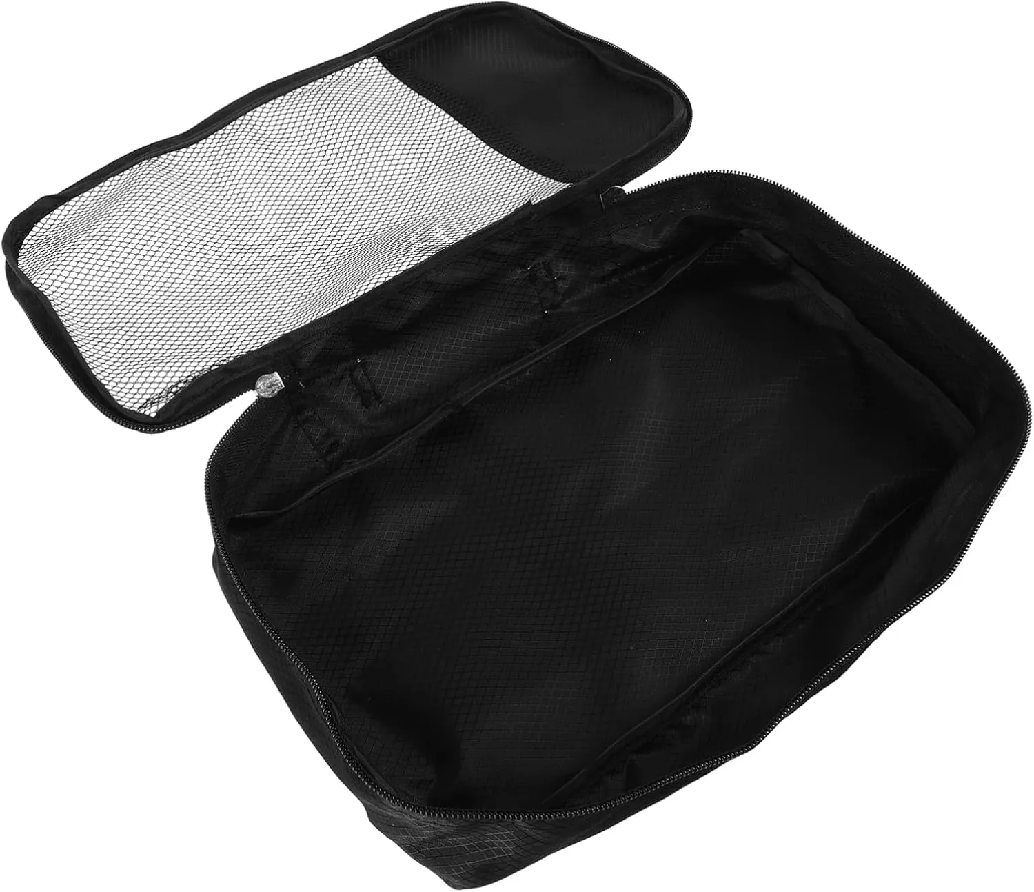 Luggage Cube Organizer Bag Black Medium Size Travel Packing Cubes for Suitcase