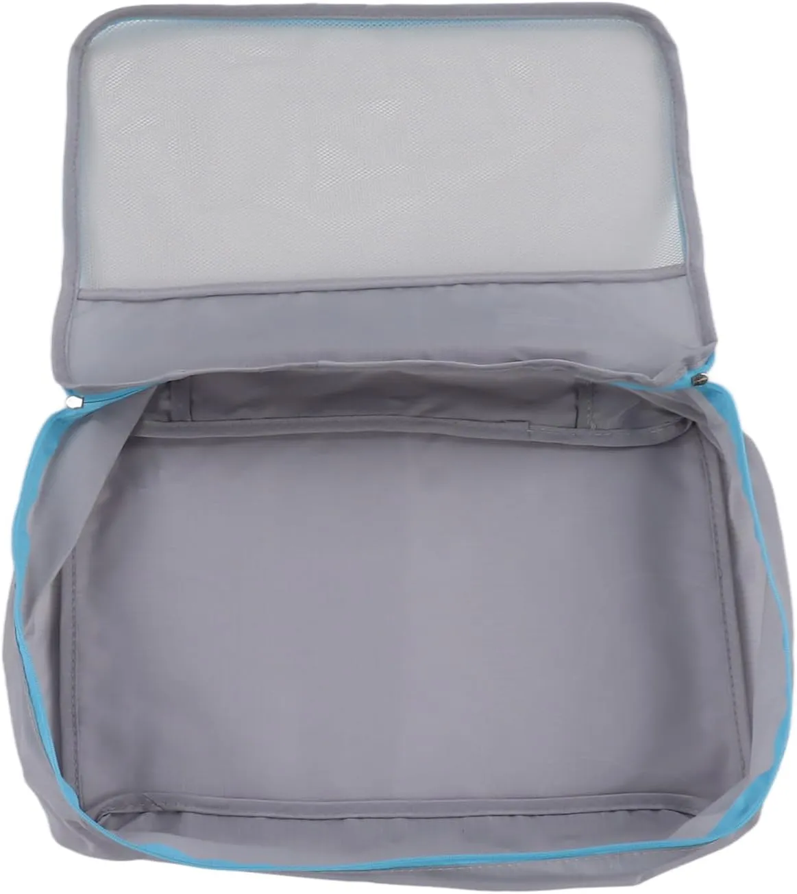 Luggage Packing Bags Waterproof Polyester Travel Packing Cubes for Business Trip (Gray)