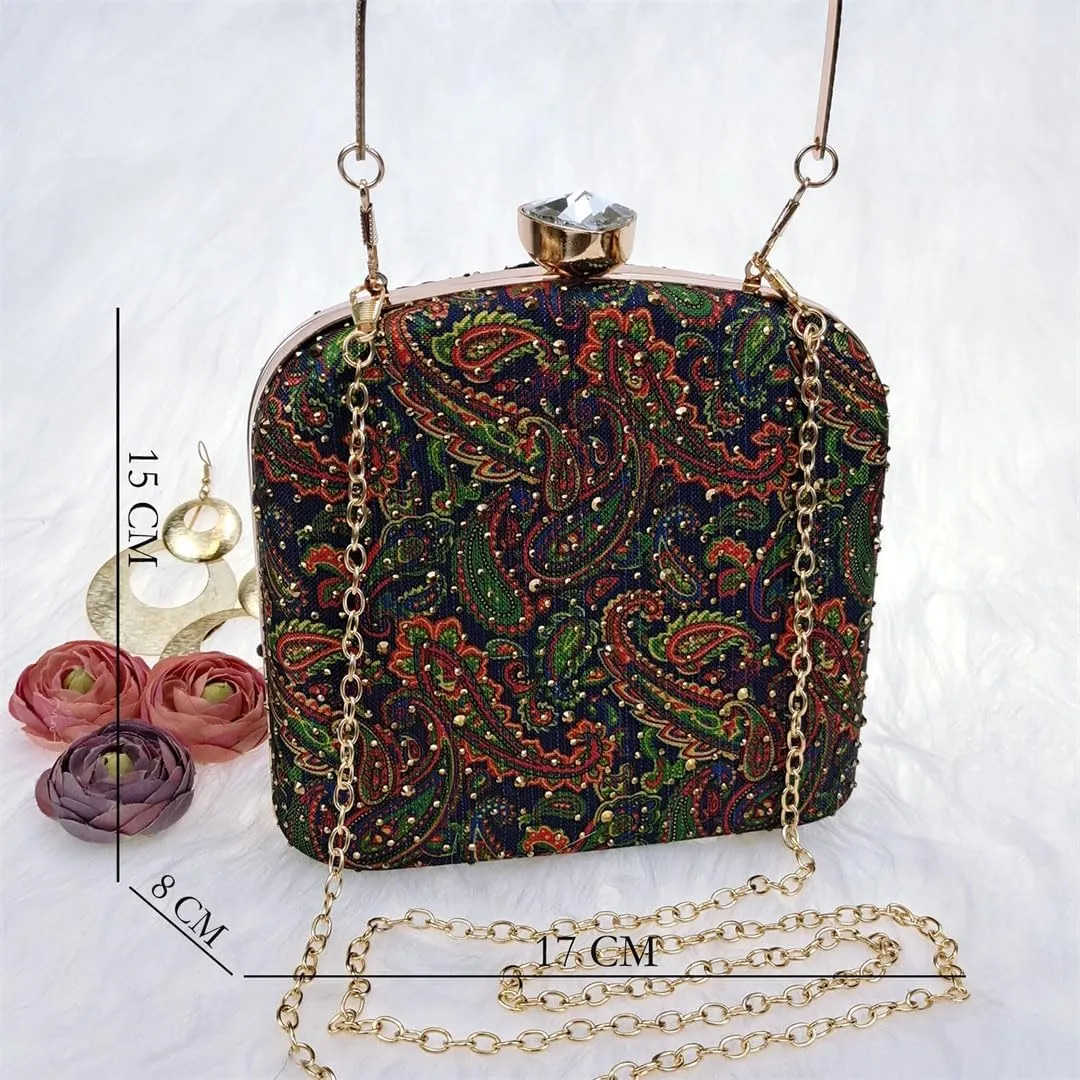 Luxury Womens Heels and Clutch Set African Wedding Rhinestone Decor Italian Banquet Party Shoes