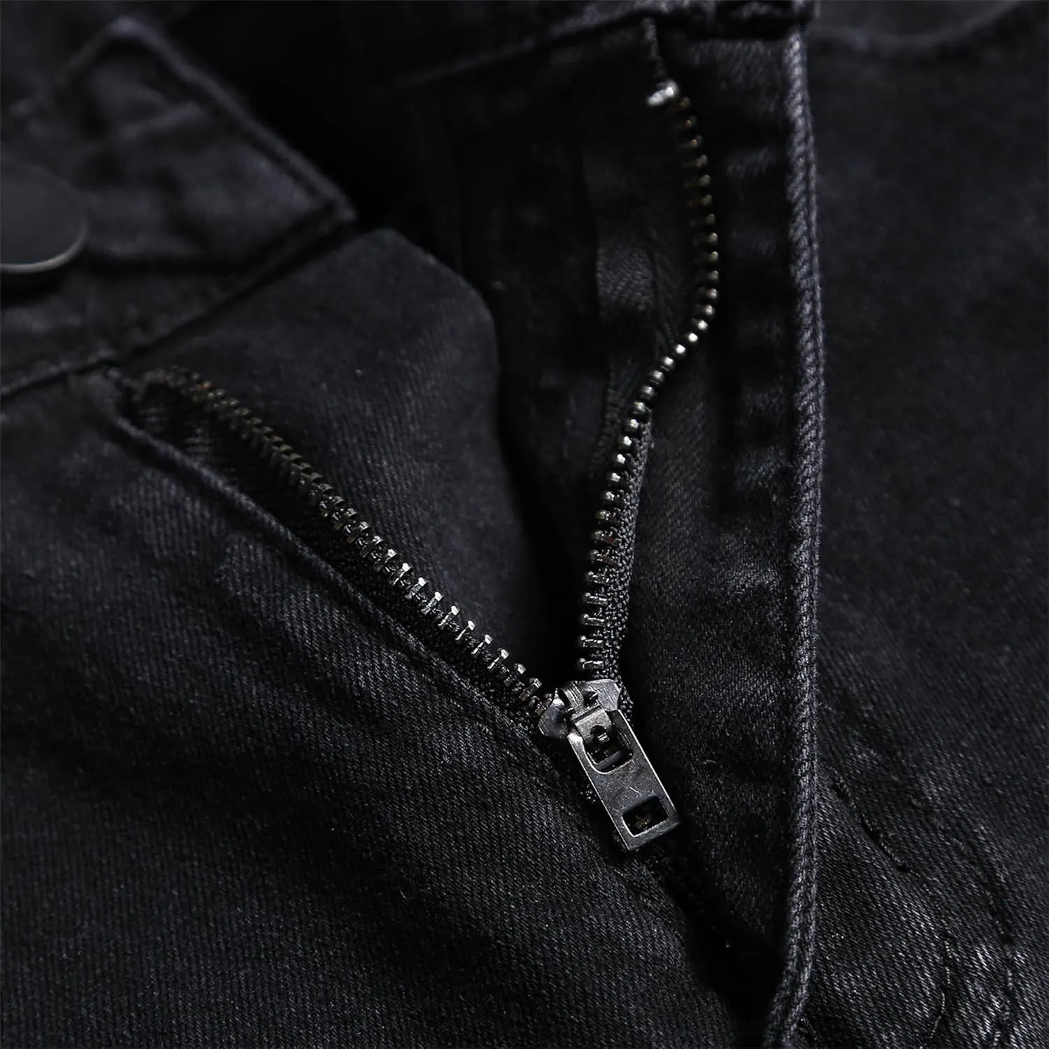 Maiyifu-GJ Ripped Skinny Jeans for Men Stretch Slim Fit Jeans Distressed Destroyed Straight Leg Denim Pants