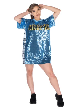 Memphis Basketball Sequin Dress