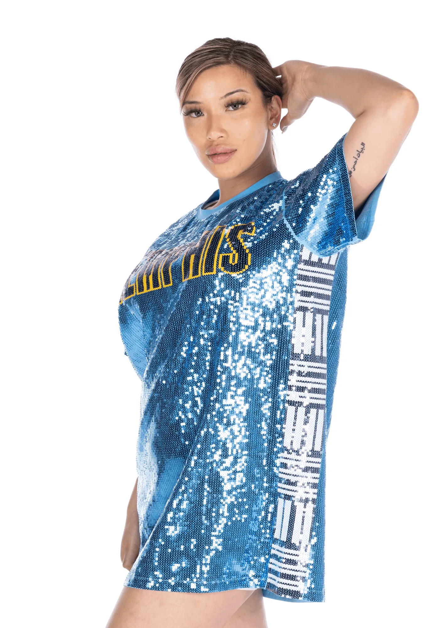 Memphis Basketball Sequin Dress