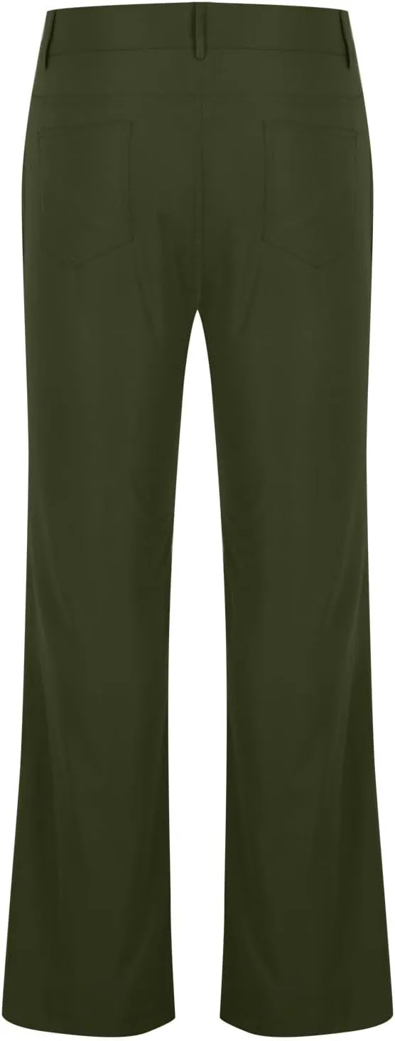Mens Bell Bottom Pants Slim Fit Classic Comfort Flared Trousers Retro 60s 70s Disco Outfits for Club Show