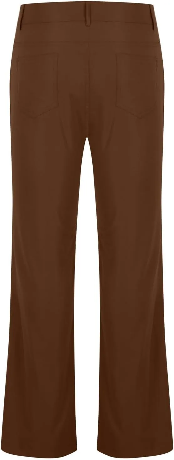 Mens Bell Bottom Pants Slim Fit Classic Comfort Flared Trousers Retro 60s 70s Disco Outfits for Club Show