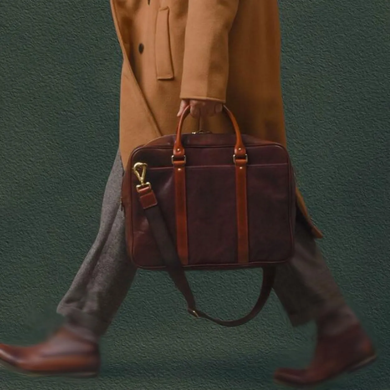 Mens Briefcases Handbags Messenger Shoulder Bags Laptop Bags Genuine Leather Luggage Carrying Cases