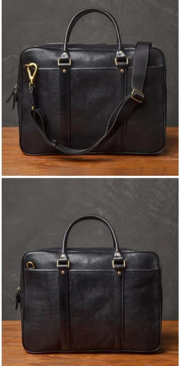 Mens Briefcases Handbags Messenger Shoulder Bags Laptop Bags Genuine Leather Luggage Carrying Cases