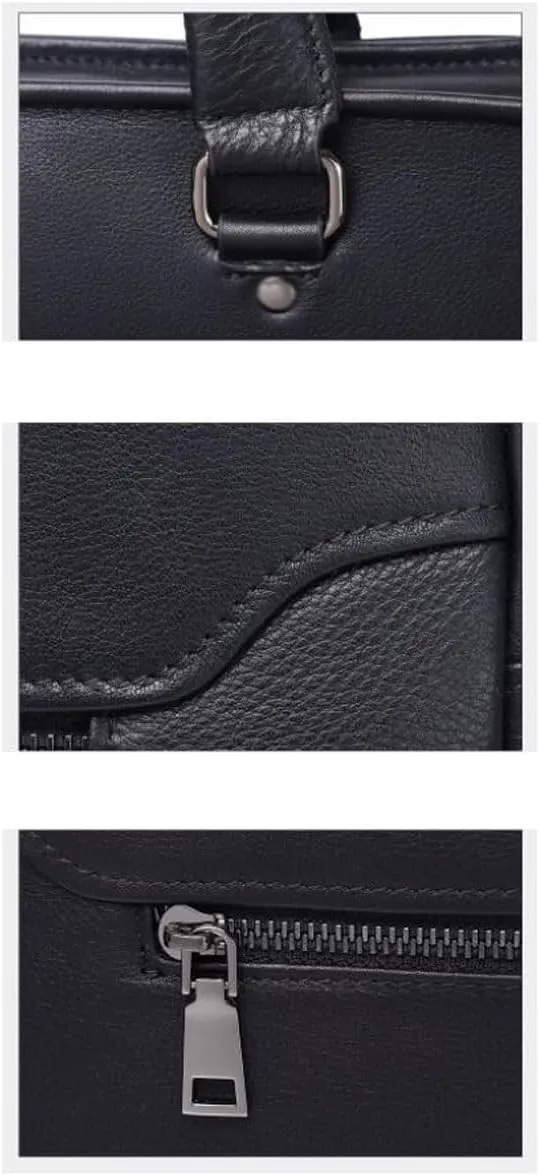 Mens Carrying Cases Handbags Briefcases Laptop Bags Genuine Leather Messenger Shoulder Bags
