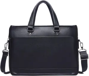 Mens Carrying Cases Handbags Briefcases Laptop Bags Genuine Leather Messenger Shoulder Bags