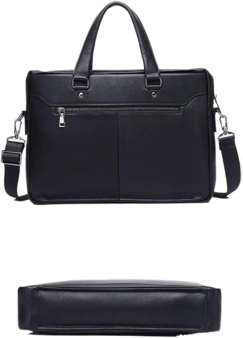 Mens Carrying Cases Handbags Briefcases Laptop Bags Genuine Leather Messenger Shoulder Bags