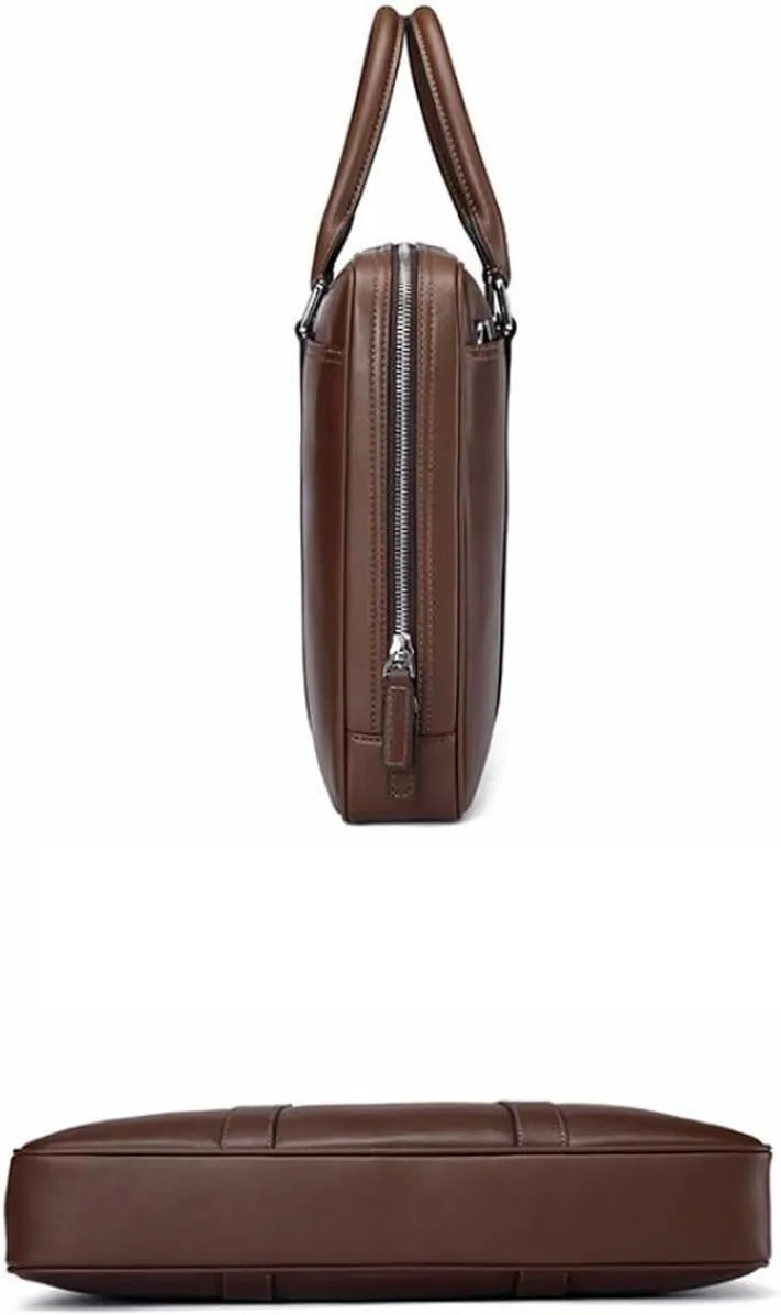 Mens Handbags Briefcases Genuine Leather Carrying Cases Laptop Bags Messenger Shoulder Bags