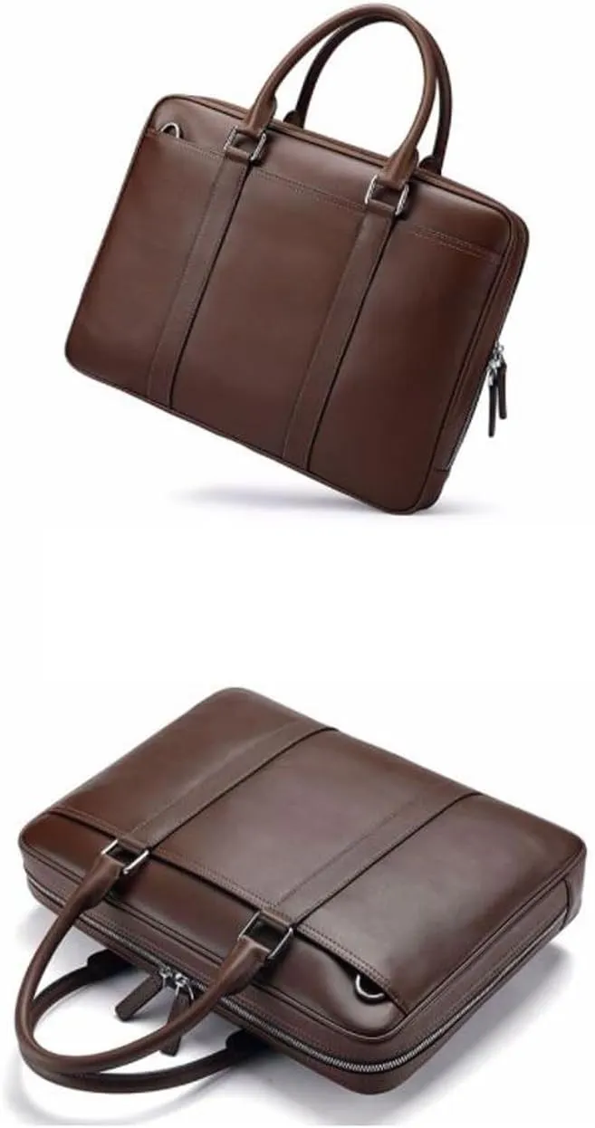 Mens Handbags Briefcases Genuine Leather Carrying Cases Laptop Bags Messenger Shoulder Bags
