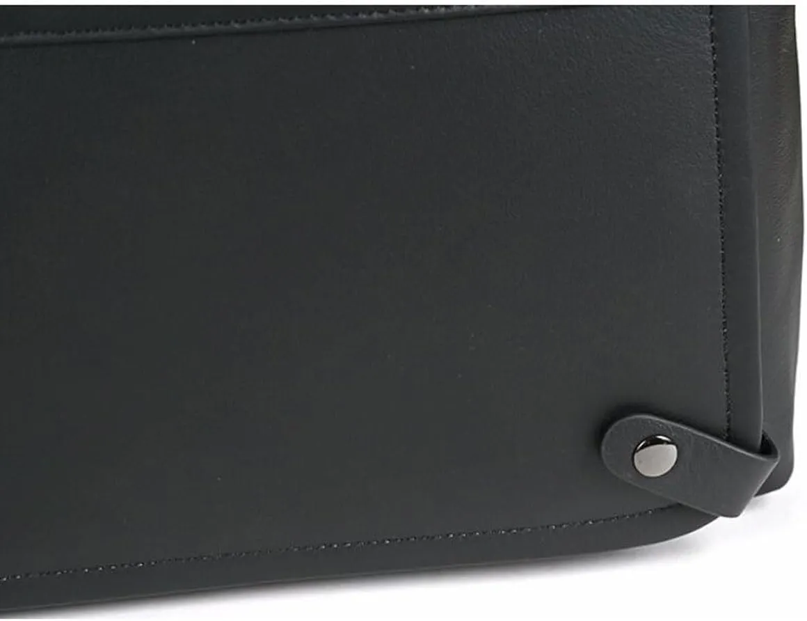 Mens Messenger Shoulder Bags Carrying Cases Leather Laptop Bags Business Handbags Briefcases 15Inch