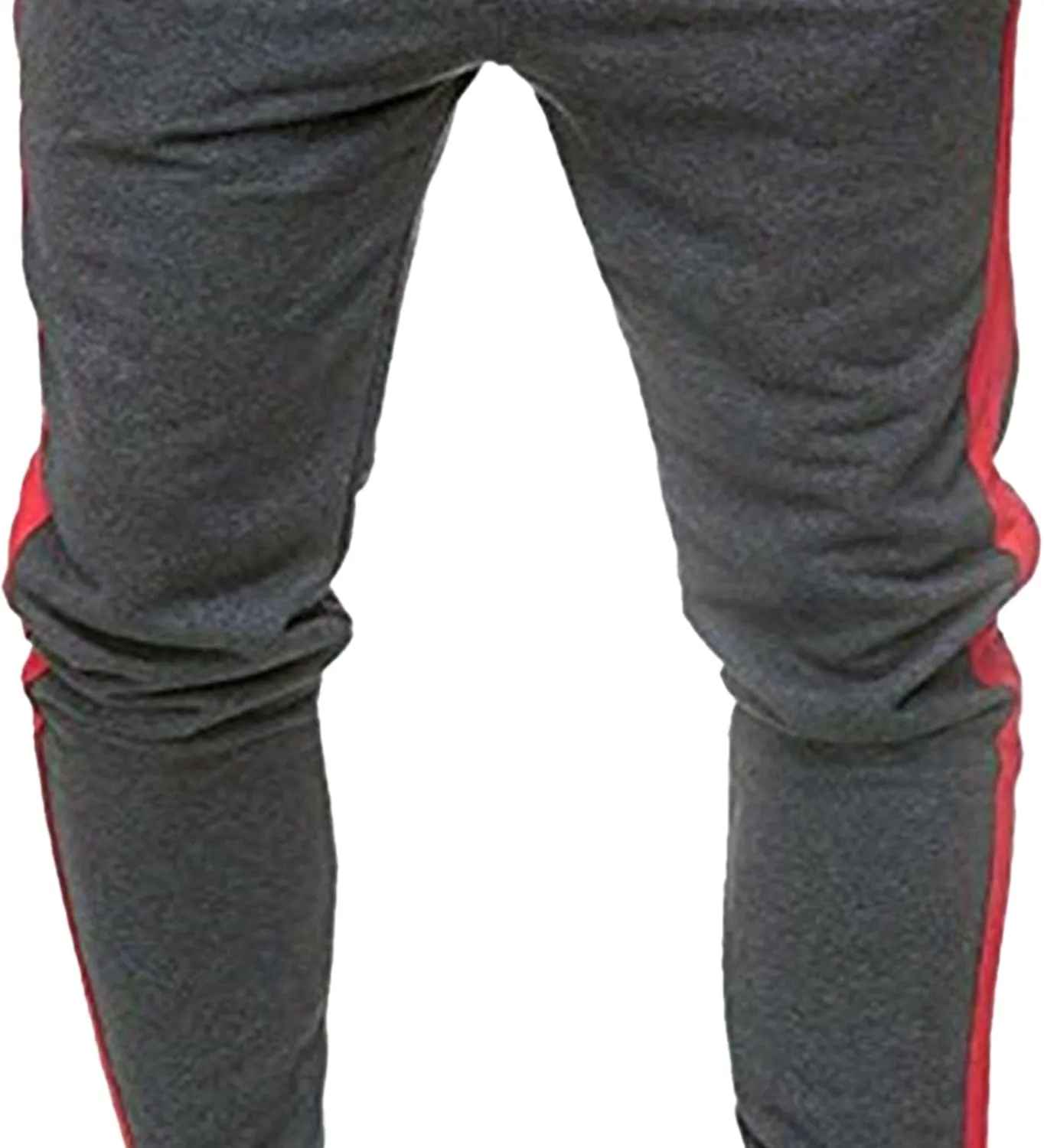 Men's Solid Elastic Waist Baggy Cargo Pants Vintage Casual Jogging Trousers Classic Comfort Hiking Sweatpants