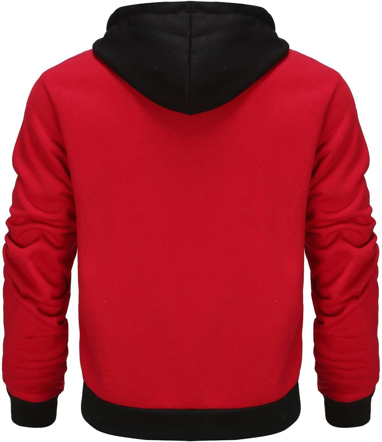 Men's Zip Up Hoodie Shirts Soft Solid Color Coat Light Trendy Long Sleeve Jacket Casual Winter Sweatershirts with Pockets
