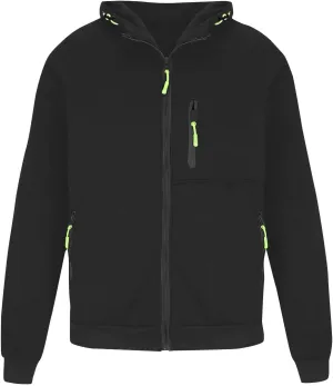 Men's Zip-Up Hoodie Solid Colour Slim Jacket Casual Long Sleeve Pocket Coat Lightweight Warm Tops