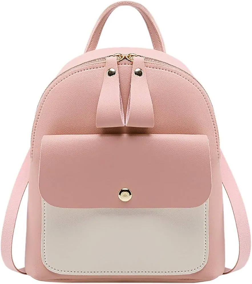 Mini Backpack Purse for Women Soft Leather Backpacks Travel Bags Cute Tote Mini Vegan Leather Backpack for Woman