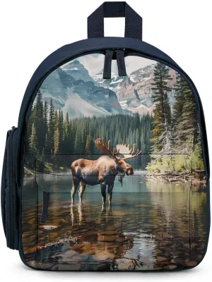 Moose Backpack Lightweight Laptop Backpack Travel Daypack Business Work Bag for Men Women Blue-Color