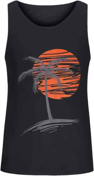 Muscularfit Tank Tops for Men Sleeveless Crewneck Shirts Summer Casual Gradient Color Pullover Athletic Gym Workout Tee Tops