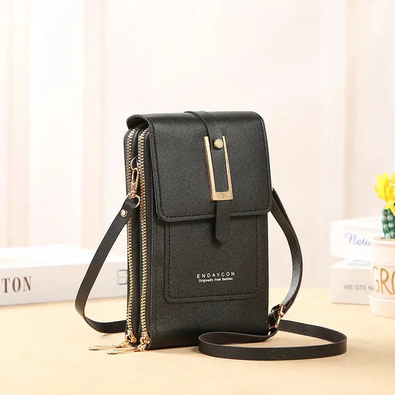 NOIRE - LEATHER CROSSBODY BAG