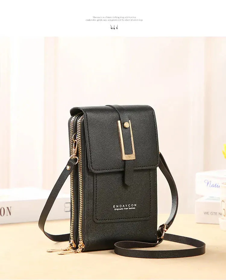NOIRE - LEATHER CROSSBODY BAG