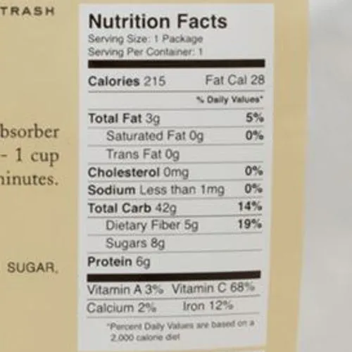 Oatmeal (multiple flavors) by Trailtopia