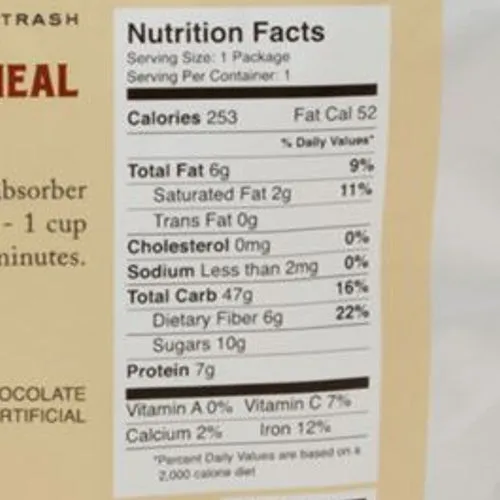 Oatmeal (multiple flavors) by Trailtopia