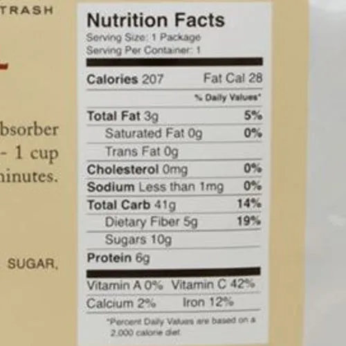 Oatmeal (multiple flavors) by Trailtopia
