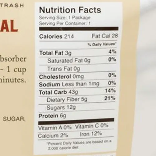 Oatmeal (multiple flavors) by Trailtopia