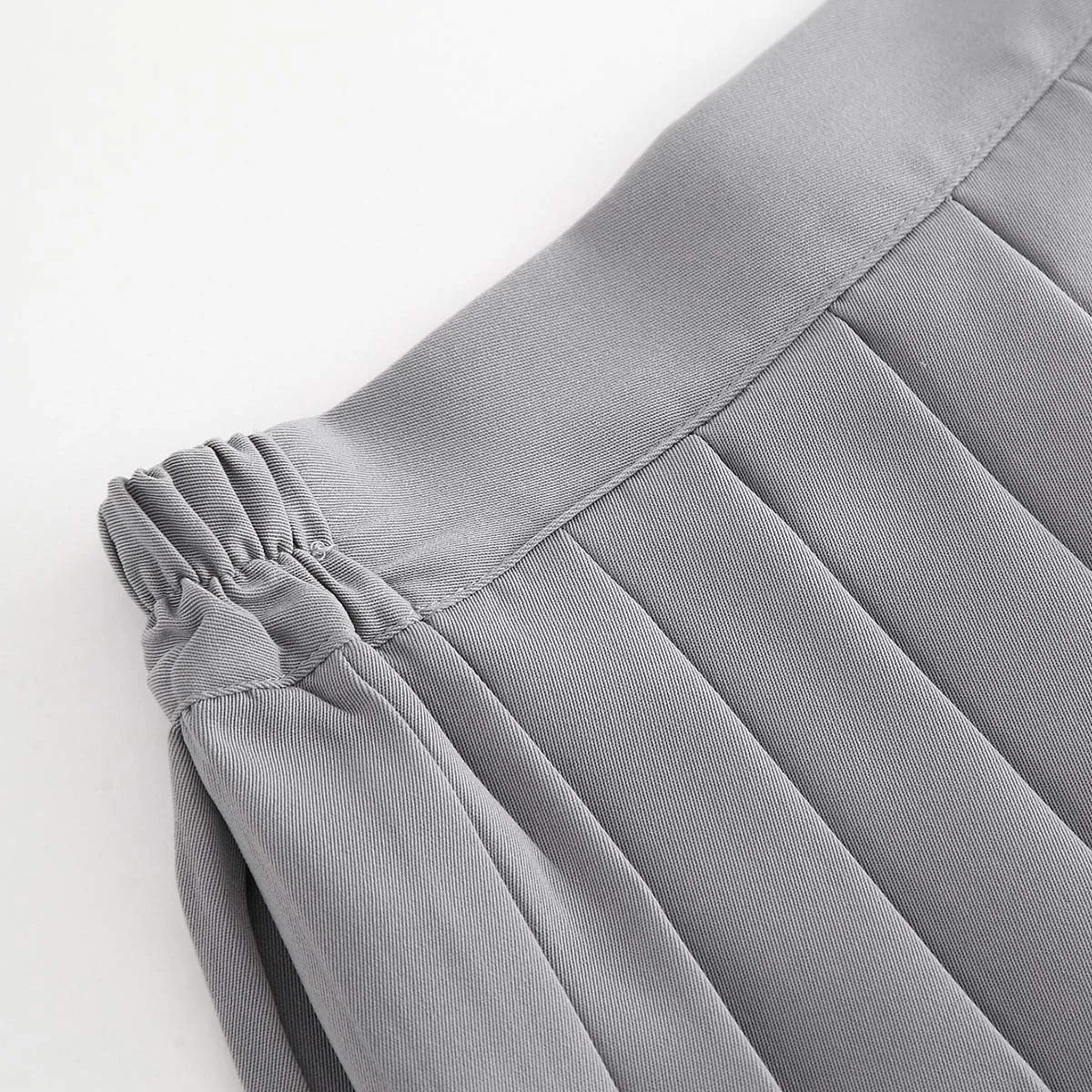 Only Faith Women/Girls JK Uniform Skirt Elastic Waist Classic Pleated Skirt