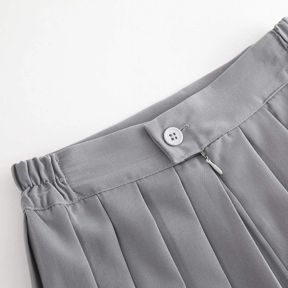 Only Faith Women/Girls JK Uniform Skirt Elastic Waist Classic Pleated Skirt