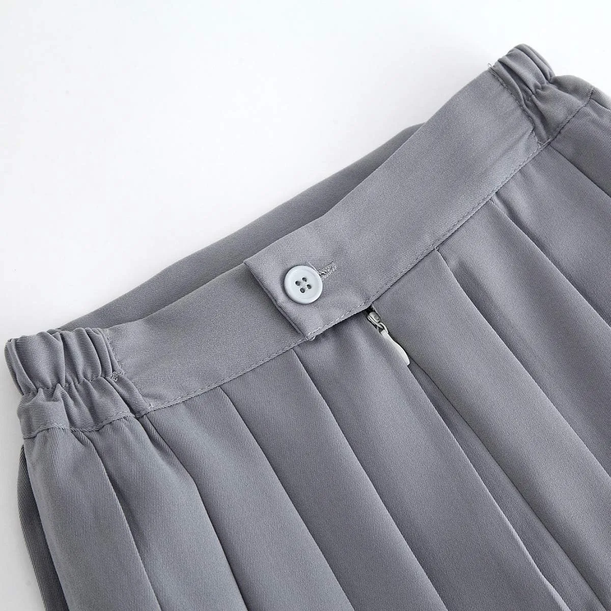 Only Faith Women/Girls JK Uniform Skirt Elastic Waist Classic Pleated Skirt