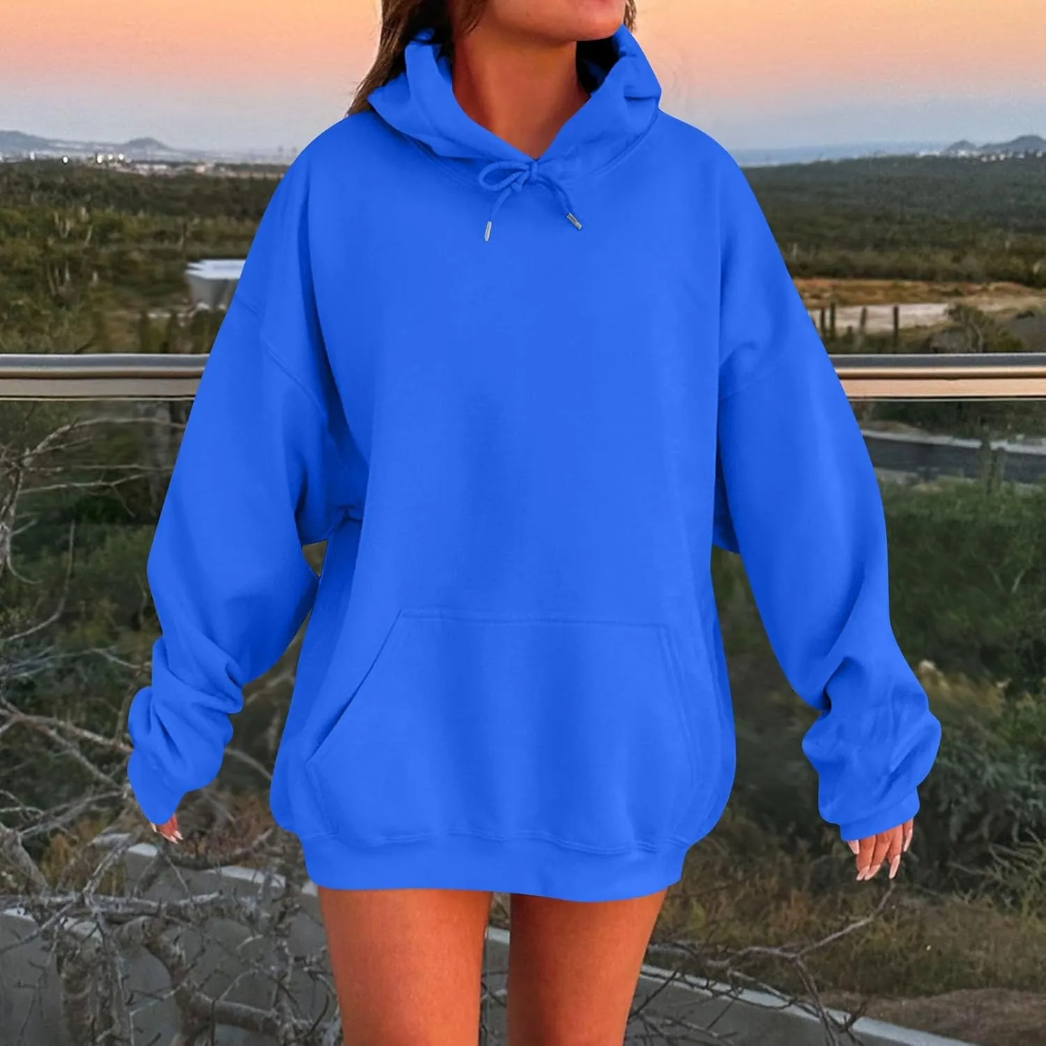 Oversized Hoodies for Women Trendy Casual Comfy Fleece Pullover Loose Fit Plus Size Cute Sweatshirts Winter