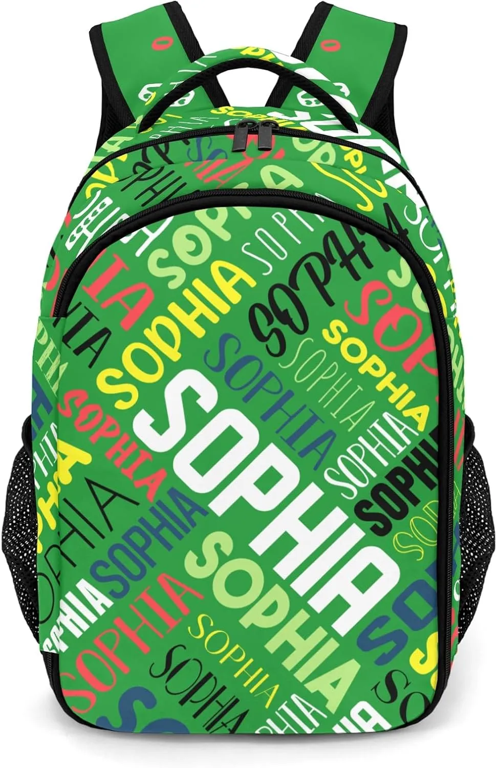 Personalized Backpacks for Girls - Custom Backpack for School Back To School Supplies Bookbag for Teen Girls Boys Kids Backpacks - Green Backpack