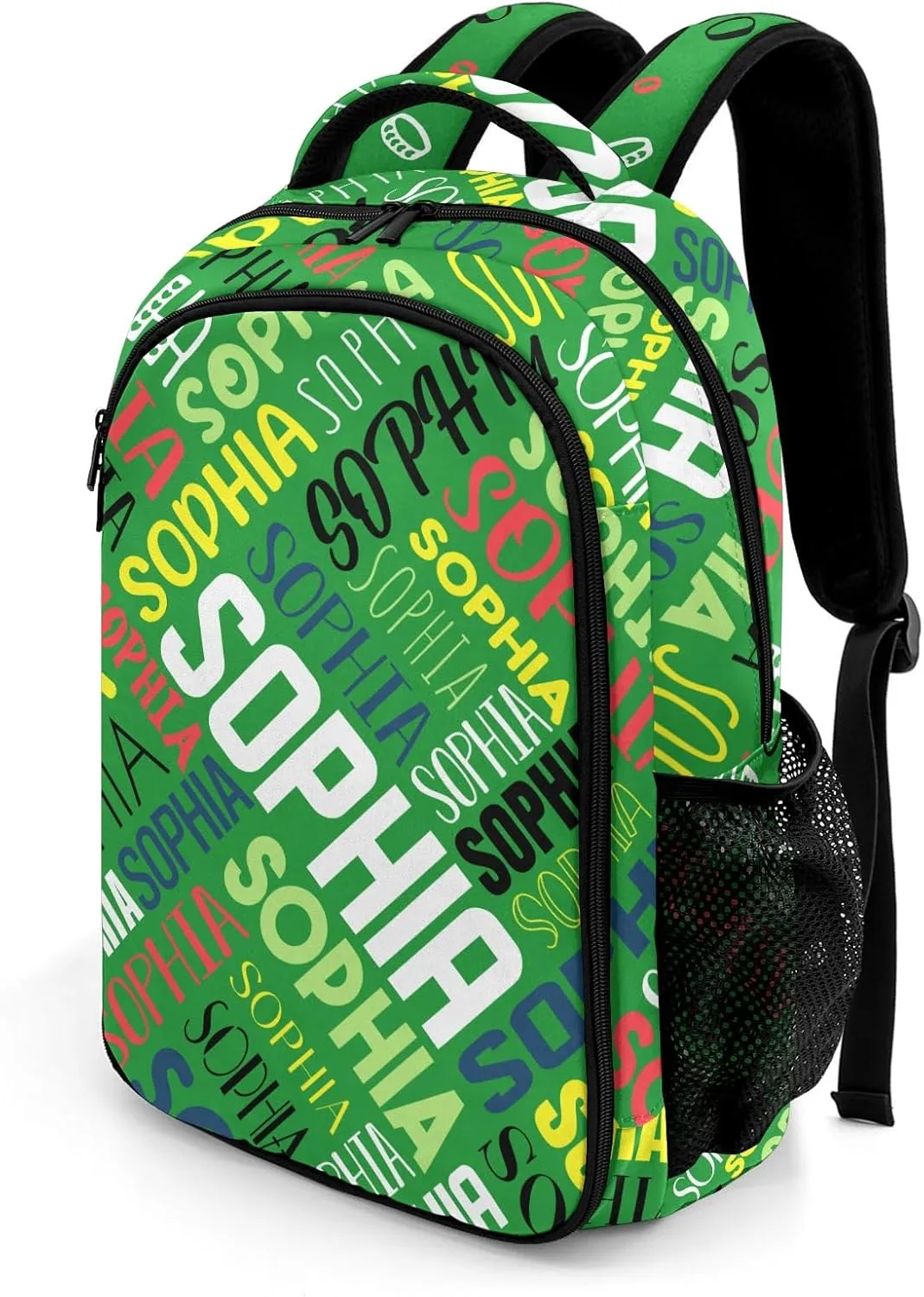 Personalized Backpacks for Girls - Custom Backpack for School Back To School Supplies Bookbag for Teen Girls Boys Kids Backpacks - Green Backpack